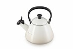 Bouilloire Kone 1.6 L en acier emaille Meringue